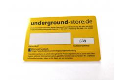 China Eco Custom Printed PVC Cards With Silkscreen Gold Metallic Finish Serial Number Signature supplier