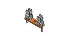 China 249A PCB Mount Fuse Holder 5x20 19mm Height With Mounting Hole Base supplier