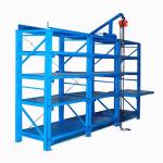 Heavy Duty Open Mould Storage Rack With Pulling Out Mechanism Steel Construction for sale
