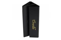 China Collapsible Black Cardboard Triangle Box For Sunglass Shipping supplier