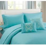 Solid 6pcs Sheet Set with Embroidery Bedding Set for sale