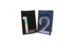 China 1oz Doypack Coffee Packaging Pouch Flat Bottom Coffee Bags With Valve supplier