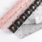 50cm*5Y Poly Floral Mesh Wrap for sale