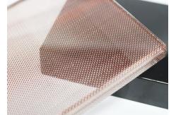 China EVA Metal Mesh Laminating Glass Interlayer Copper Fabric supplier