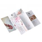 Tri Fold Custom Postcard Printing CMYK High Beauty Visual Sense Multi Functional