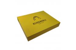 China Custom Logo Printing Paperboard Yellow Pull Out Sliding Drawer T Shirt Packaging Box supplier