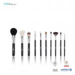 8pcs Wooden Handle Makeup Brushes Cosmetic Brush Set Custom Logo for sale