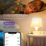 10W Adjustable Smart Wifi LED Bulb Aluminum PC Voice Control LED Lights