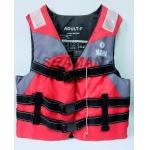 Nylon Polyester Red / Grey YAMAHA Life Jacket Water Sport Foam Life Vest for sale