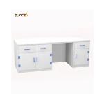 Island Polypropylene Lab Bench With Ceramic Tabletop Customizable Cabinet for sale