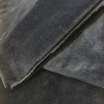 L-27 Dyed Soft Polyester Fabric Knitted Velvet Solid Color For Beddings Leisure Wear for sale