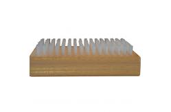 China 3 Piece Ski Wax Brush Kit Rectangular Waxing With Brass Bristle supplier