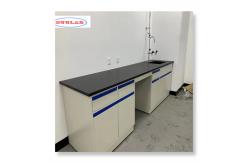 China Versatile lab island bench with customizable storage configurations supplier
