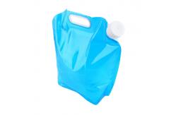China Flodable 2.8oz 5L Blue Liquid Pouch With Spout Drinking Water use supplier