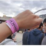 Custom Tyvek Event Wristbands Barcode Number Waterproof Party Identification Admission Paper Bracelet for sale