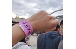 China Custom Tyvek Event Wristbands Barcode Number Waterproof Party Identification Admission Paper Bracelet supplier