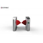 900mm Passage Width Flap Barrier Turnstile Telescope Wide Lane Flap Barrier Gate For Subway Station for sale