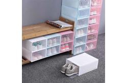 China Portable Lidded Household Shoe Box With Magnetic Collapsible Weight 0.225kg supplier