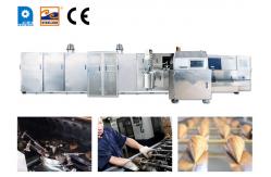 China 1.5kw Rolled Sugar Cone Baking Maker / Automated  Ice Cream Cone Rolling Machine supplier
