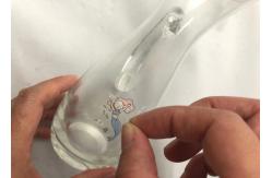 China Long Durability Wet Transfer Stickers For Glass / Custom Wine Glass Decals supplier