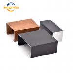 Bronze Aluminum Cabinet Door Extrusion Square Aluminum Profile For Doors for sale