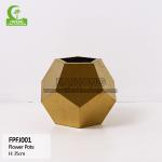 Indoor Outdoor Mental H30cm Round Plant Pot Artificial Plant Accessories for sale