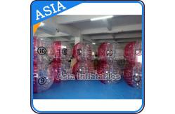 China Exciting Half Transparent Inflatable Bubble Ball Suit For Football Soccer Game supplier