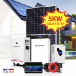 Off Grid 10Kwh Rooftop Solar Power System 15Kw 10Kw 5Kw Full Set Hybrid Offgrid System Cost for sale