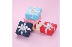 China Rigid Square Lid and Base Box Custom Jewelry Box Packaging With Foam Insert supplier