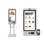 32 Inch Self Service Payment Kiosk With Printer, Food Ordering Self Cashier Machine for sale