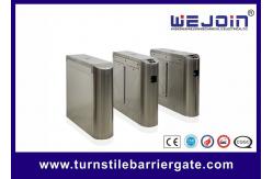 China High Speed Adjustable Flap Turnstile Gate -35℃ ~ + 80℃ Anti Collision supplier