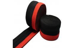 China Width 5.7cm Rubber Polyester Elastic Webbing 57mm Recycled Polyester Webbing supplier