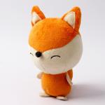 Cartoon Fox Plush Doll 20cm With Polypropylene Cotton Filling