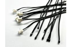 China Mini Epoxy Precision NTC Thermistor With PVC Twin Insulated Leads supplier