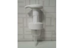 China Customized White Plastic Foam Pump With Transparent Housing For Bottles supplier