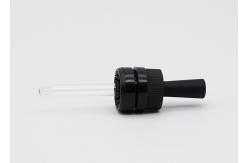 China Pipette Essential Oil Glass Dropper Cap 18 / 410 Bottle Screw For Bottles supplier