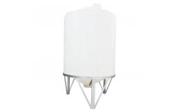China 1500L Cone Bottom Plastic Water tank Mixing tank with an Agitator supplier