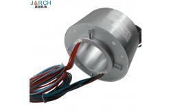 China Rotary Joint 80A High Current Slip Ring , Customized Carbon 4 Wire Slip Ring supplier
