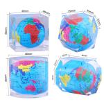Polygonal Cylindrical Plexiglass Crystal Globe Paperweight , Clear Resin Paperweight