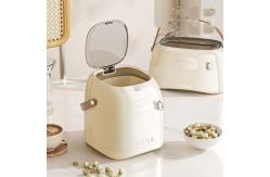 China Newly Designed Desktop Cute Snack Container Plastic Trash Can Waste Bin with Lid supplier
