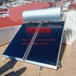 300L Blue Titanium Flat Plate Solar Water Heater Black Solar Thermal Flat Collector Flat Panel Solar Water Heater Tank for sale
