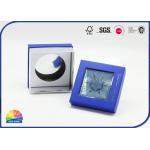 CMYK Printing Handmade Paper Gift Box With Paper Insert Die Cut Window for sale