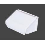 White Plastic ABS Toilet Paper Holder Toilet Roll Holder 142×75mm for sale