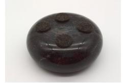 China 7.8cm X 3cm Black Marble Candle Jars Good High Temperature Resistance supplier