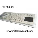 Stainless Steel Panel mount industrial pc keyboard with touchpad for sale