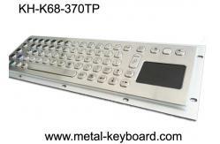 China Stainless Steel Panel mount industrial pc keyboard with touchpad supplier