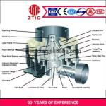 ISO9001 Cone Crusher With Main Shaft Mining Machine Spare Parts