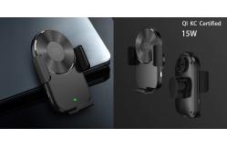 China Wireless Qi 15W Fast Charger Automatic Sensor Phone Holder ABS supplier