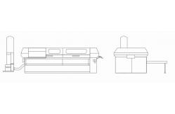 China Manual Feeding Book Making Machine Package Machinery With Three Working Heads supplier
