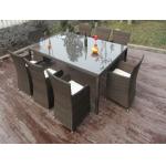 Rattan Conservatory Furniture , Bistro / Kitchen Dining Table Set for sale